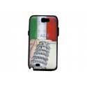 Coque pour Samsung Galaxy Note 2 - N7100  drapeau Italie Tour de Pise  + film protection écran offert