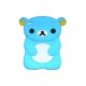 Coque silicone pour Ipad Mini koala bleu turquoise+ film protection écran offert