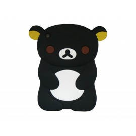 Coque silicone pour Ipad Mini koala noir+ film protection écran offert