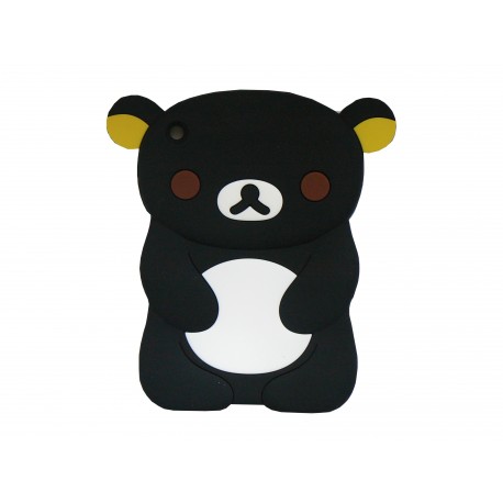 Coque silicone pour Ipad Mini koala noir+ film protection écran offert