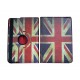 Pochette Ipad Mini drapeau Angeleterre/UK vintage version 2 + film protection écran offert