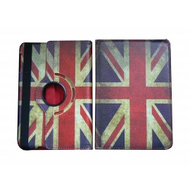 Pochette Ipad Mini drapeau Angeleterre/UK vintage version 2 + film protection écran offert