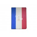 Pochette Ipad Mini drapeau France vintage version 2 + film protection écran offert
