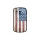 Coque pour Samsung Galaxy S3 Mini/ I8190 USA/Etats-Unis vintage+ film protection écran offert