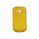 Coque pour Samsung Galaxy S3 Mini/ I8190 en silicone glossy jaune + film protection écran offert