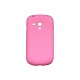 Coque pour Samsung Galaxy S3 Mini/ I8190 en silicone antidérapante rose + film protection écran offert