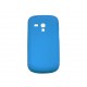 Coque pour Samsung Galaxy S3 Mini/ I8190 en silicone antidérapante bleue + film protection écran offert