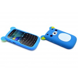 Coque pour Blackberry Curve 9320 silicone koala bleu + film protection écran offert