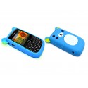 Coque silicone pour Blackberry 8520 curve koala bleu + film protection ecran offert