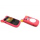 Coque silicone pour Blackberry 8520 curve koala rose fuschia + film protection ecran offert