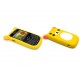 Coque silicone pour Blackberry 8520 curve koala jaune + film protection ecran offert