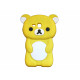 Coque silicone pour Samsung Galaxy S3 Mini/ I8190 ourson jaune + film protection écran offert