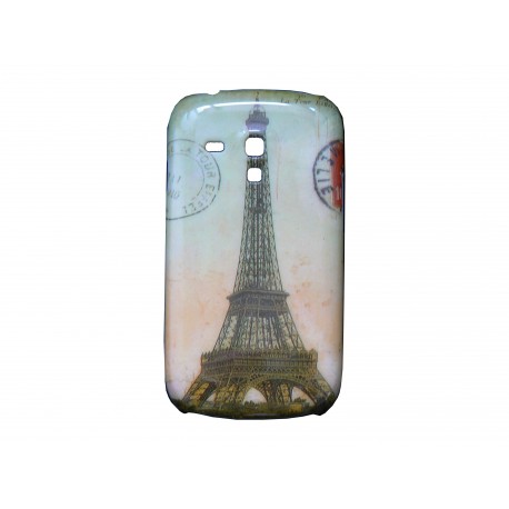 Coque pour Samsung Galaxy S3 Mini/ I8190 tour Eiffel Paris + film protection écran offert