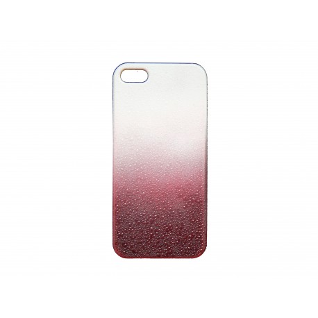 Coque pour Ipod Touch 5 rose effet goutte d'eau + film protection écran