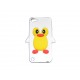 Coque silicone pour Ipod Touch 5 pingouin blanc + film protection écran