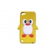 Coque silicone pour Ipod Touch 5 pingouin jaune + film protection écran