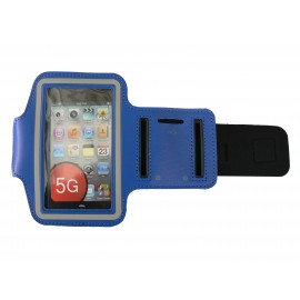 Brassard bleu roi pour Iphone 5 - Ipod Touch 5 pourtour phosphorescent