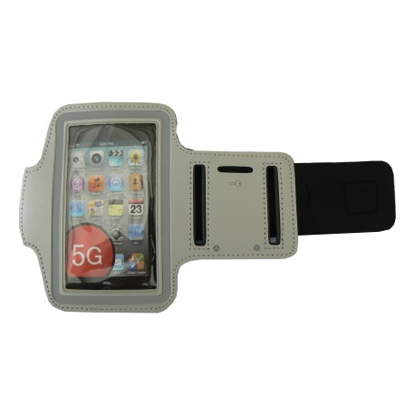 Brassard gris pour Iphone 5 - Ipod Touch 5 pourtour phosphorescent