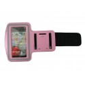 Brassard rose pour Iphone 3G - Iphone 4 - Ipod Touch 4 pourtour phosphorescent