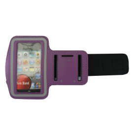 Brassard violet pour Iphone 3G - Iphone 4 - Ipod Touch 4 pourtour phosphorescent