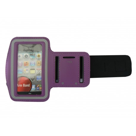 Brassard violet pour Iphone 3G - Iphone 4 - Ipod Touch 4 pourtour phosphorescent