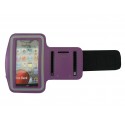 Brassard violet pour Iphone 3G - Iphone 4 - Ipod Touch 4 pourtour phosphorescent