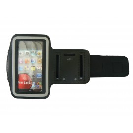 Brassard noir pour Iphone 3G - Iphone 4 - Ipod Touch 4 pourtour phosphorescent