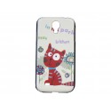 Coque  pour Samsung Galaxy S4 / I9500 chien assis + film protection écran offert