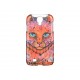 Coque  pour Samsung Galaxy S4 / I9500 chat rouge yeux bleus + film protection écran offert