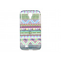Coque  pour Samsung Galaxy S4 / I9500 Maya bleue turquoise + film protection écran offert