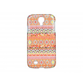 Coque  pour Samsung Galaxy S4 / I9500 Maya rouge + film protection écran offert