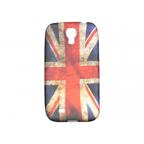 Coque silicone pour Samsung Galaxy S4 / I9500 UK/Angleterre vintage+ film protection écran offert