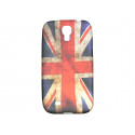 Coque silicone pour Samsung Galaxy S4 / I9500 UK/Angleterre vintage+ film protection écran offert