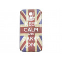 Coque pour Samsung Galaxy S4 / I9500 UK/Angleterre  "Keep Calm" + film protection écran offert