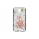 Coque pour Samsung Galaxy S4 / I9500 cercles rouges  + film protection écran offert