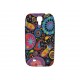Coque silicone pour Samsung Galaxy S4 / I9500 cachemire multicolore + film protection écran offert