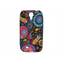 Coque silicone pour Samsung Galaxy S4 / I9500 cachemire multicolore + film protection écran offert