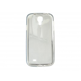 Coque silicone pour Samsung Galaxy S4 / I9500 transparente cristal + film protection écran offert