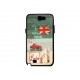 Coque pour Samsung Galaxy Note 2 - N7100  drapeau Angleterre/UK Tower Bridge voiture rouge + film protection écran offert