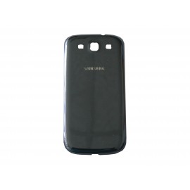 Coque cache batterie d'origine Samsung Galaxy S3 / I9300 bleue nuit + film protection écran offert