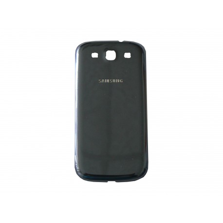 Coque cache batterie d'origine Samsung Galaxy S3 / I9300 bleue nuit + film protection écran offert