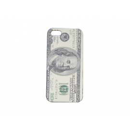 Coque pour Iphone 5 mate 100 dollars + film protection écran offert