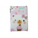 Coque pour Ipad Mini rose ourson barrette + film protection écran offert