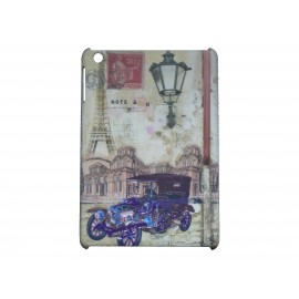 Coque pour Ipad Mini Carte postale Tour eiffel + film protection écran offert