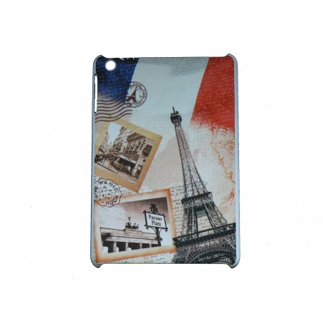 Coque pour Ipad Mini drapeau France Tour Eiffel + film protection écran offert