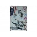 Coque pour Ipad Mini drapeau Etats-Unis/USA carte postale + film protection écran offert