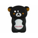 Coque silicone pour Samsung Galaxy Y/S5360 ourson noir + film protection écran offert