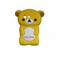 Coque silicone pour Samsung Galaxy Y/S5360 ourson jaune + film protection écran offert