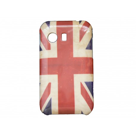 Coque pour Samsung Galaxy Y/S5360 drapeau Angleterre/UK vintage + film protection écran offert