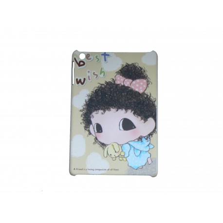 Coque pour Ipad Mini petite fille version 3 + film protection écran offert